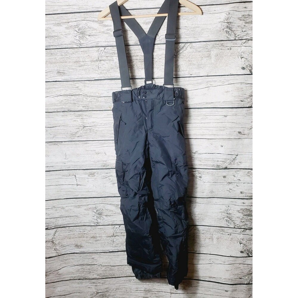 Teens Sport essentials Black Snow Pants Overalls Size 14